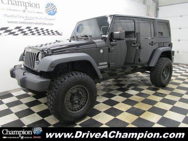used 2017 Jeep Wrangler Unlimited car, priced at $21,300