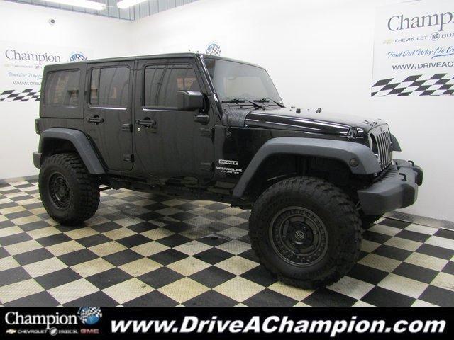 used 2017 Jeep Wrangler Unlimited car, priced at $21,480