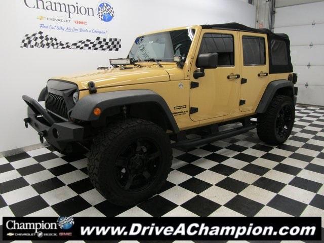 used 2013 Jeep Wrangler Unlimited car, priced at $14,494