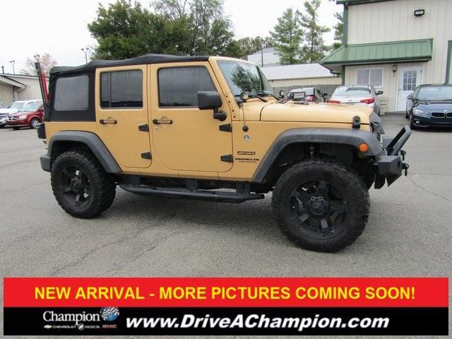 used 2013 Jeep Wrangler Unlimited car, priced at $15,423