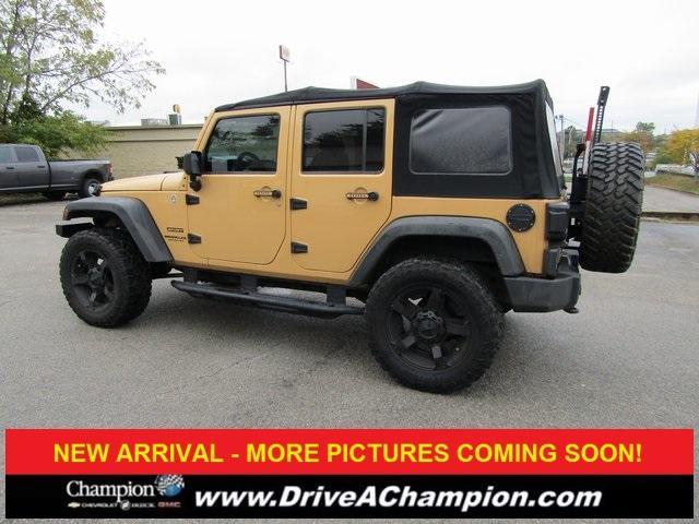 used 2013 Jeep Wrangler Unlimited car, priced at $15,423
