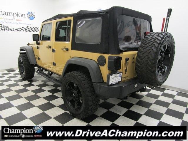 used 2013 Jeep Wrangler Unlimited car, priced at $14,494