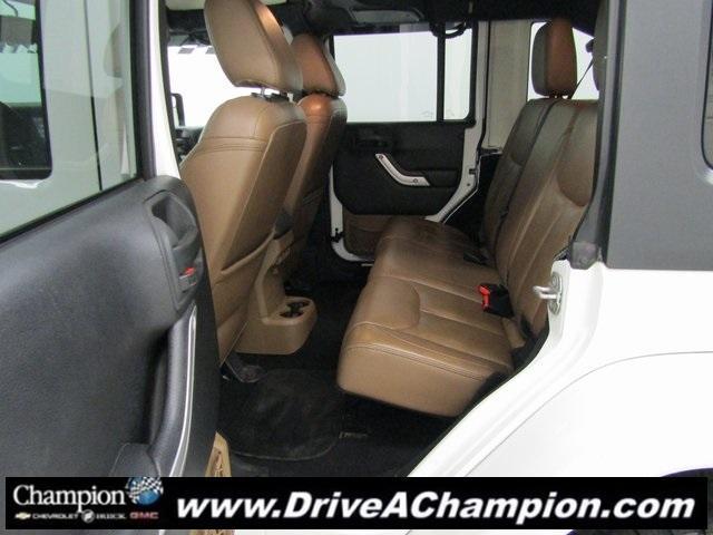 used 2015 Jeep Wrangler Unlimited car, priced at $12,863