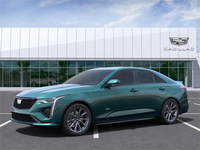 new 2025 Cadillac CT4-V car, priced at $52,360