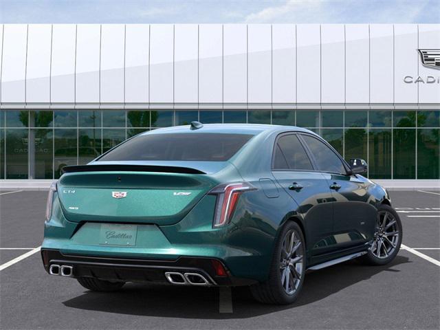 new 2025 Cadillac CT4-V car, priced at $52,360