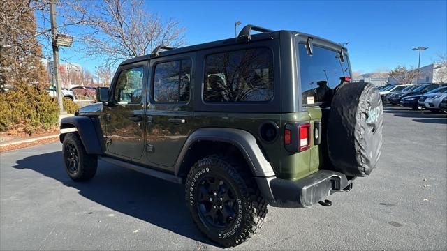 used 2021 Jeep Wrangler car, priced at $30,995