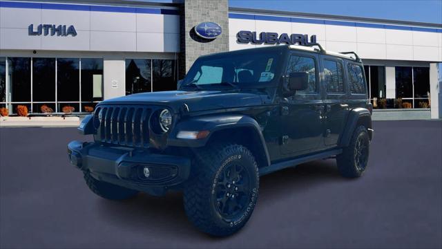 used 2021 Jeep Wrangler car, priced at $27,497