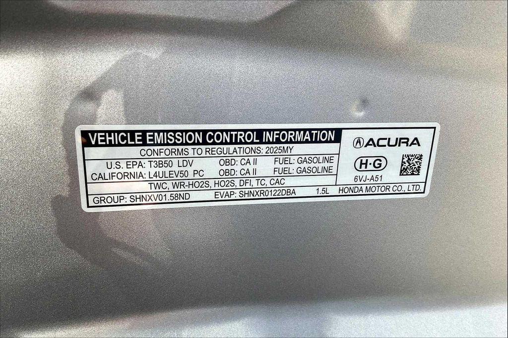 new 2025 Acura ADX car, priced at $41,350