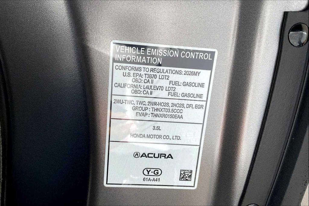 new 2026 Acura MDX car, priced at $68,850