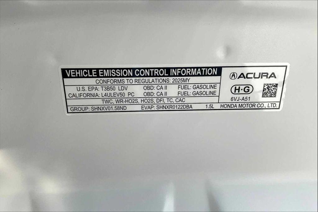 new 2025 Acura ADX car, priced at $38,950