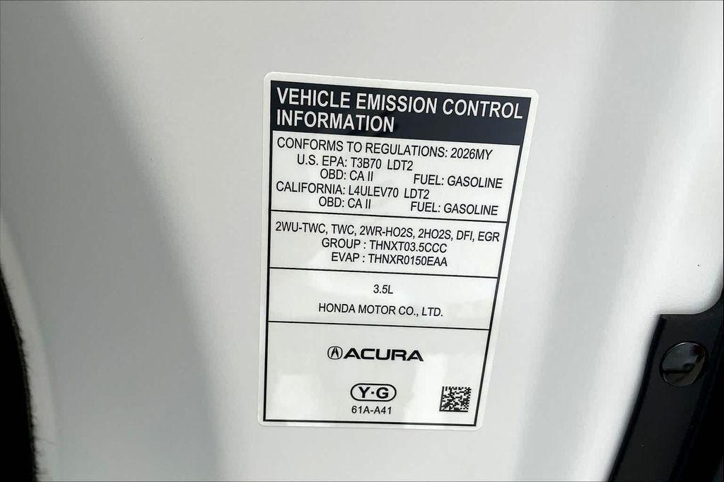 new 2026 Acura MDX car, priced at $61,350