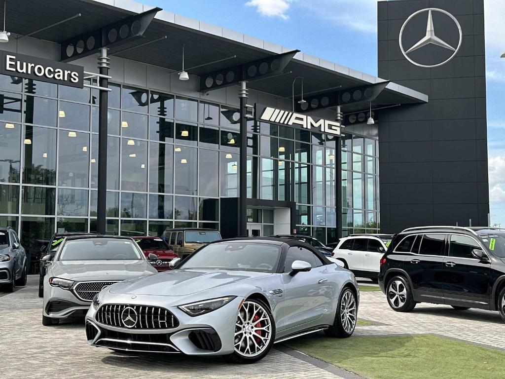 new 2026 Mercedes-Benz AMG SL 55 car, priced at $153,250