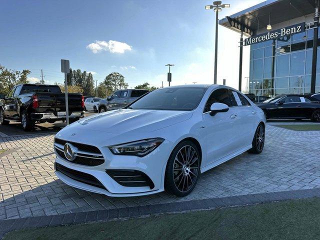 used 2021 Mercedes-Benz AMG CLA 35 car, priced at $31,747