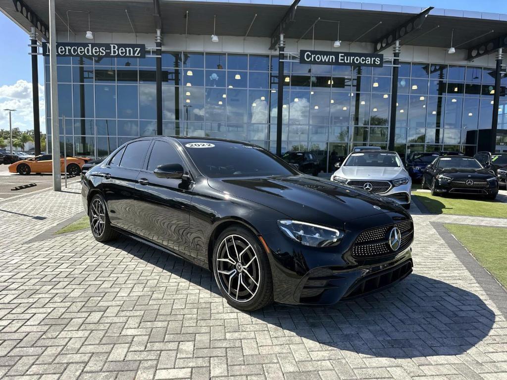 used 2022 Mercedes-Benz E-Class car, priced at $41,156