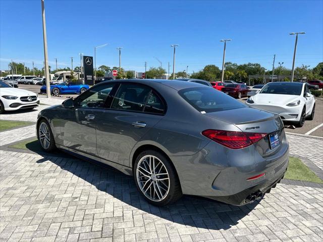 new 2024 Mercedes-Benz AMG C 43 car, priced at $75,505