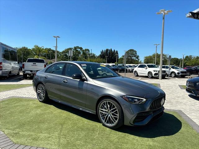 new 2024 Mercedes-Benz AMG C 43 car, priced at $75,505