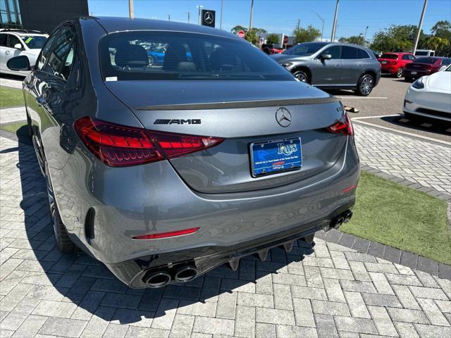 new 2024 Mercedes-Benz AMG C 43 car, priced at $75,505