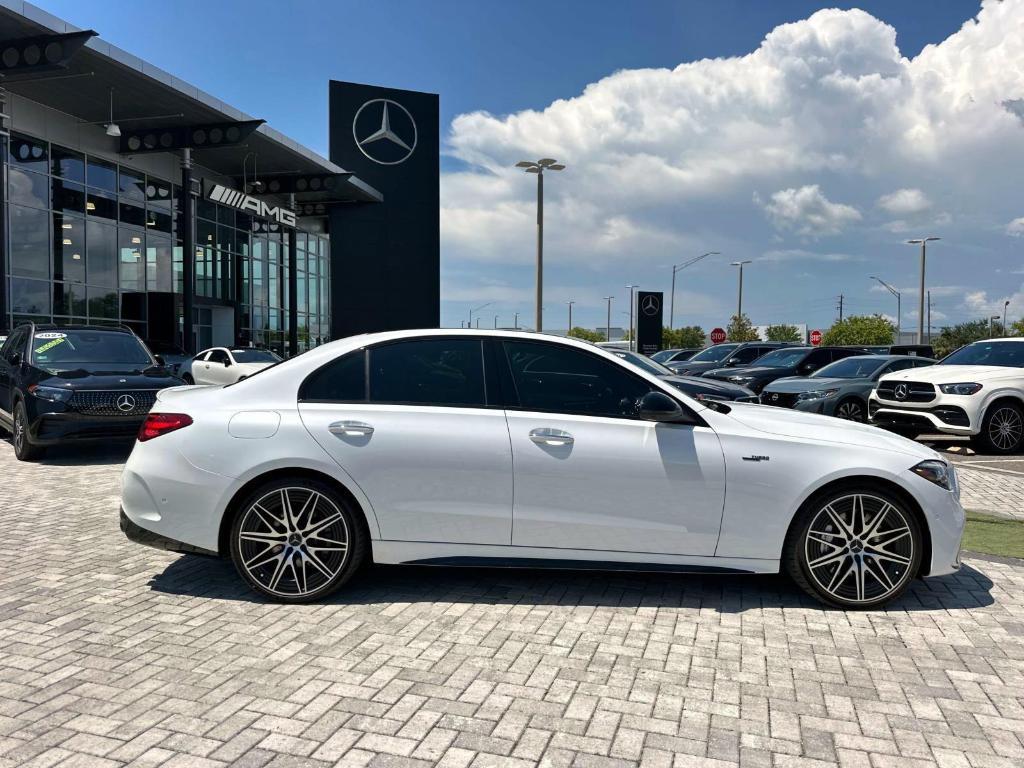 new 2025 Mercedes-Benz AMG C 43 car, priced at $74,210