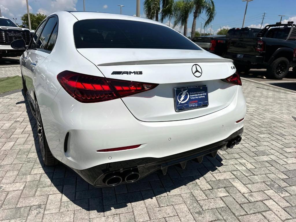 new 2025 Mercedes-Benz AMG C 43 car, priced at $74,210