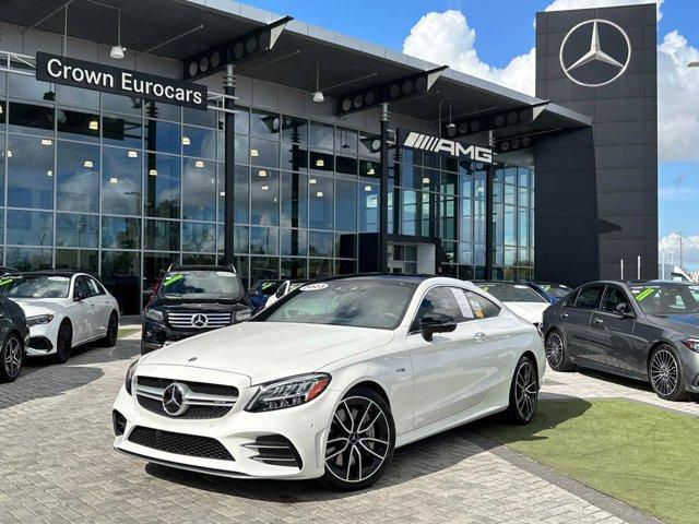 used 2023 Mercedes-Benz AMG C 43 car, priced at $53,688