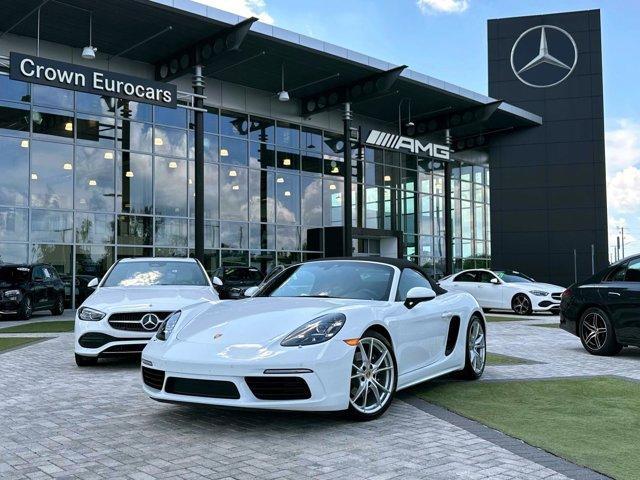 used 2022 Porsche 718 Boxster car, priced at $67,985