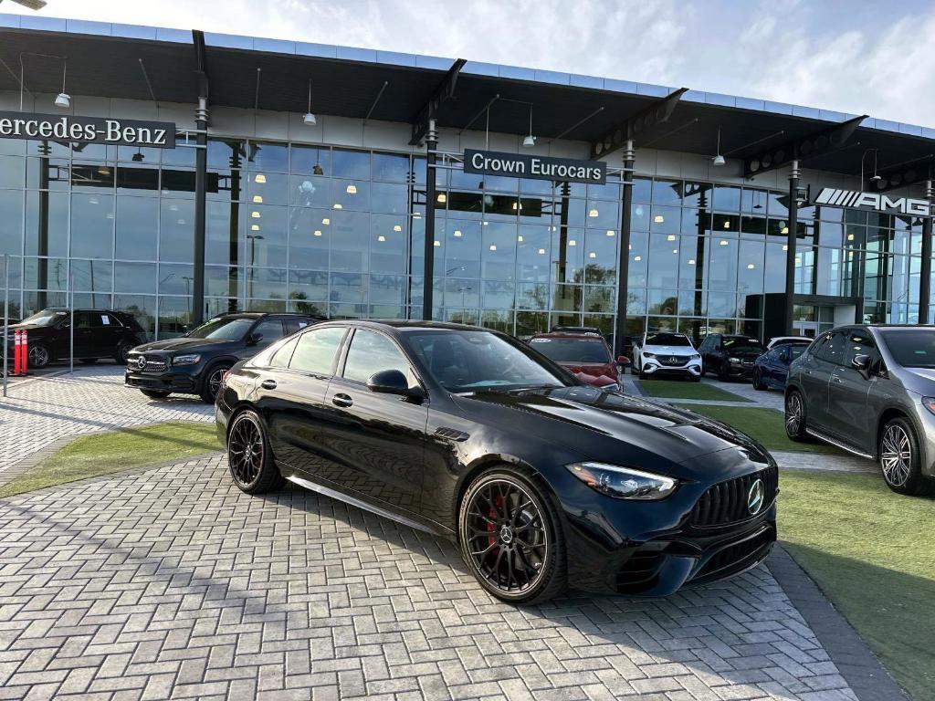 new 2025 Mercedes-Benz AMG C 63 car, priced at $103,835