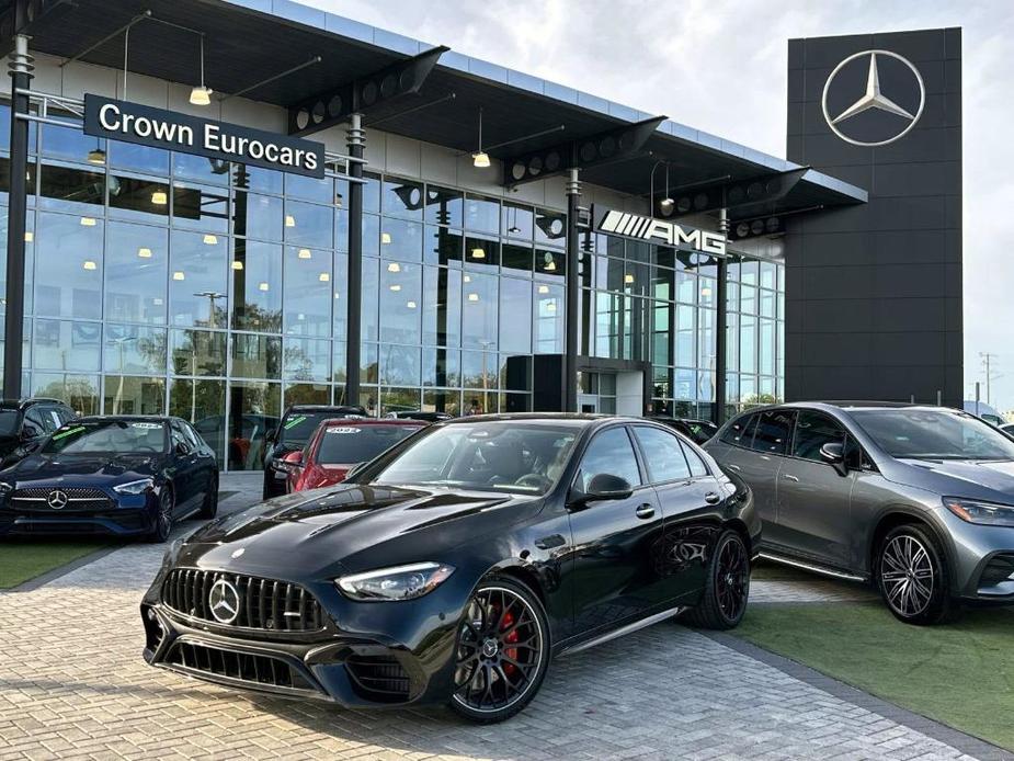 new 2025 Mercedes-Benz AMG C 63 car, priced at $103,835