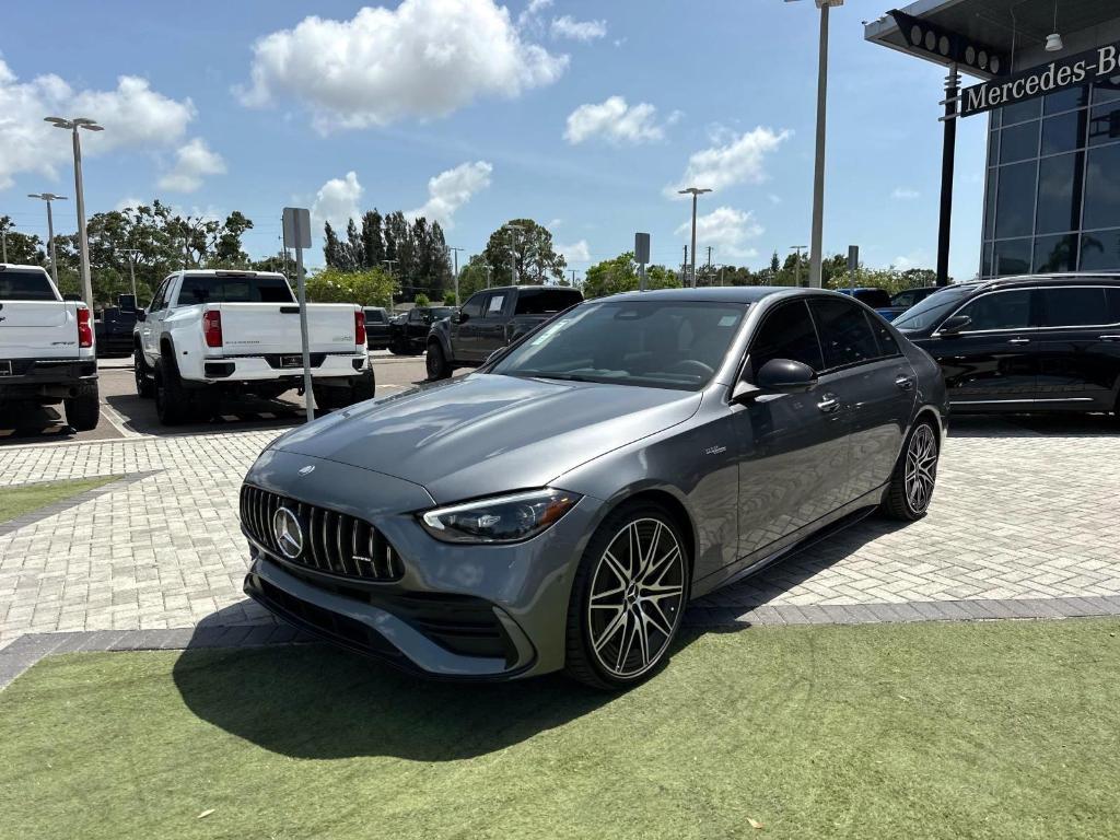 new 2025 Mercedes-Benz AMG C 43 car, priced at $71,760