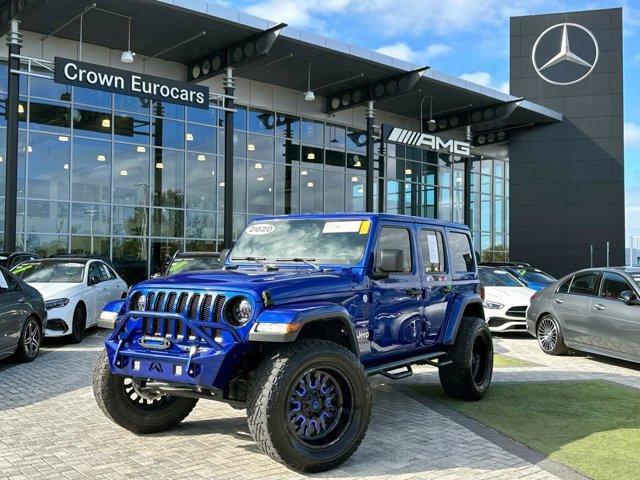 used 2020 Jeep Wrangler Unlimited car, priced at $31,988