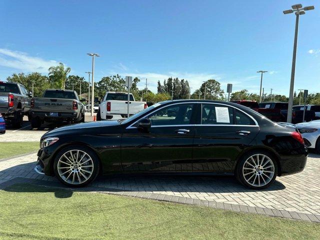 used 2018 Mercedes-Benz C-Class car, priced at $17,990