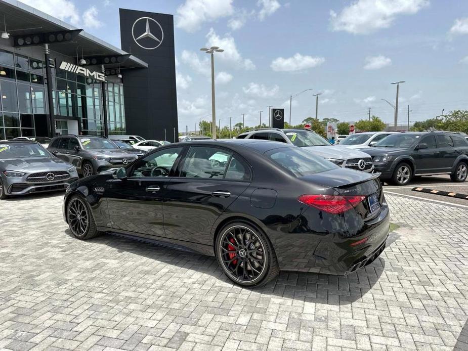 new 2024 Mercedes-Benz AMG C 63 car, priced at $100,545