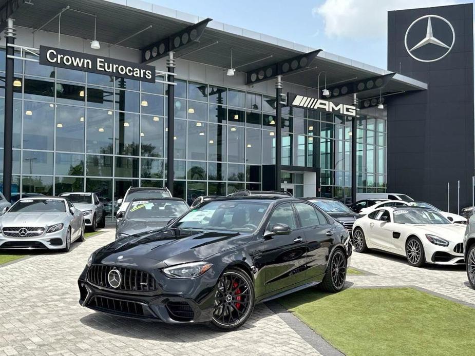 new 2024 Mercedes-Benz AMG C 63 car, priced at $100,545