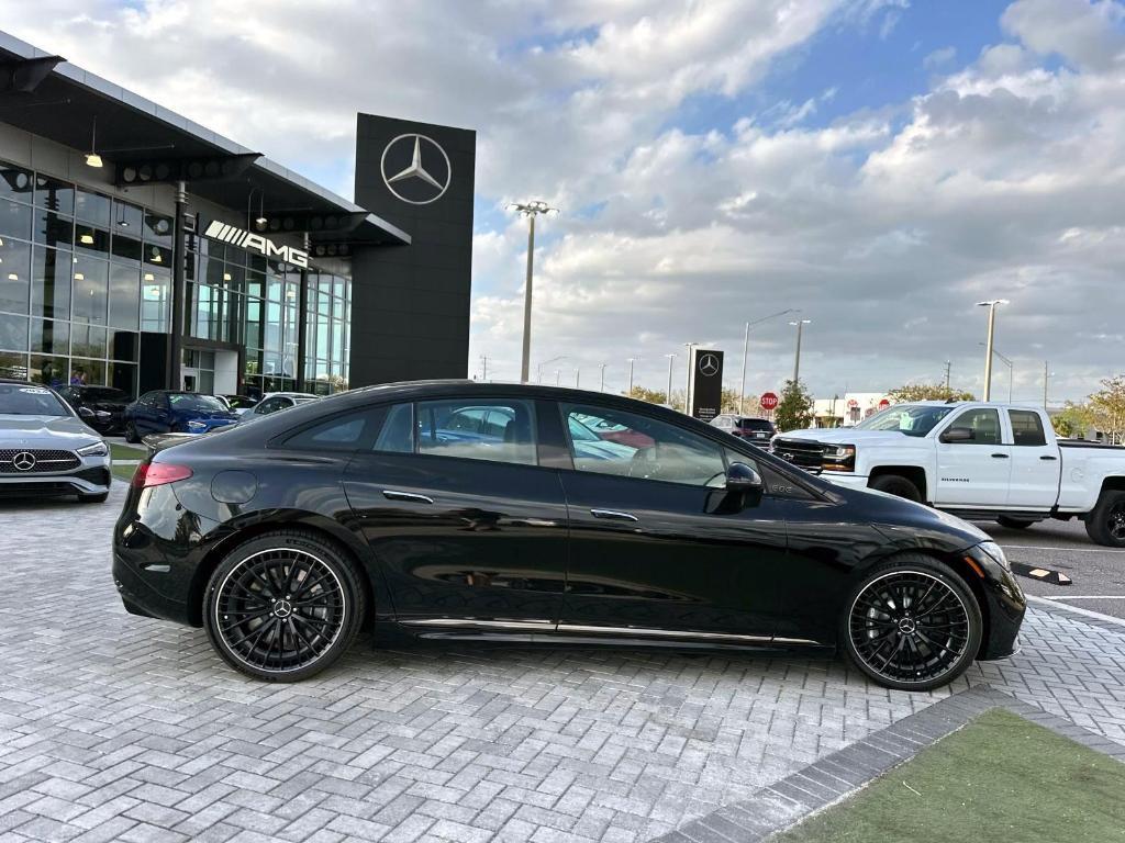 new 2025 Mercedes-Benz AMG EQE car, priced at $120,125