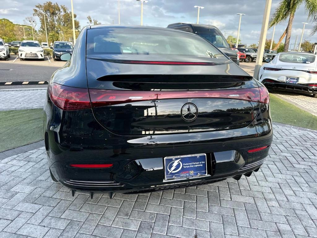 new 2025 Mercedes-Benz AMG EQE car, priced at $120,125