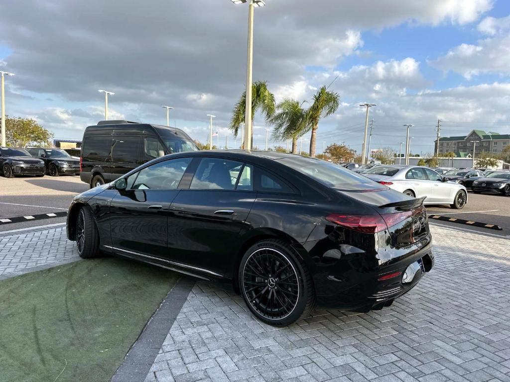 new 2025 Mercedes-Benz AMG EQE car, priced at $120,125