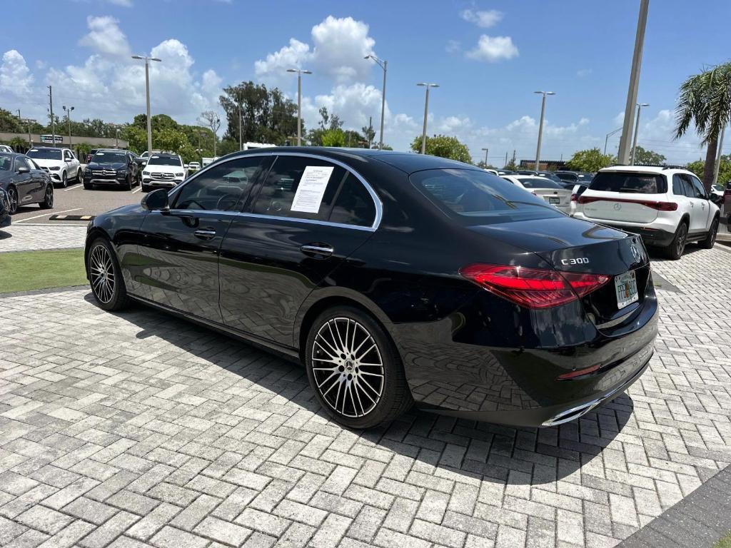 used 2022 Mercedes-Benz C-Class car, priced at $29,750