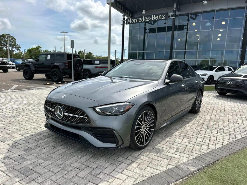 new 2025 Mercedes-Benz C-Class car, priced at $58,495
