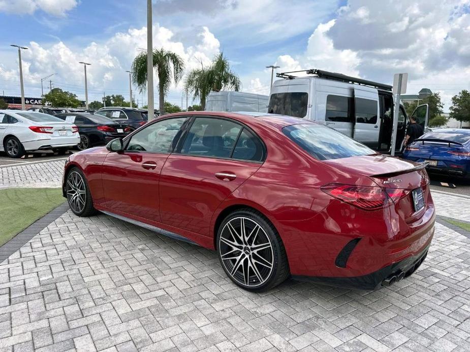 new 2024 Mercedes-Benz AMG C 43 car, priced at $78,895