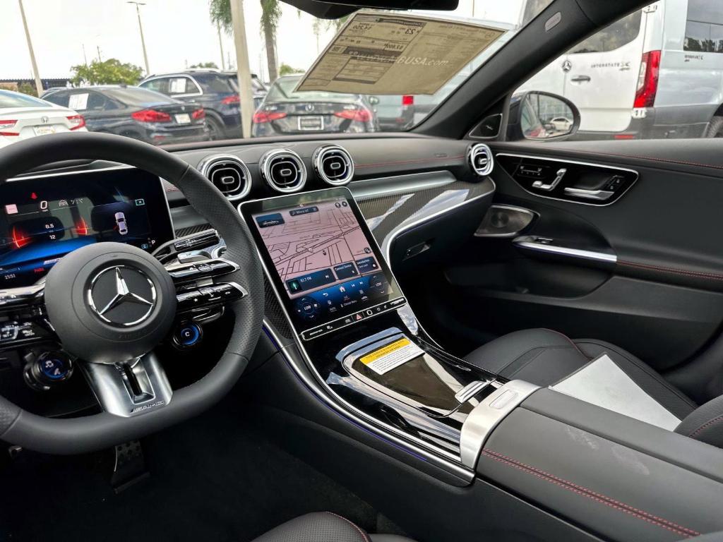 new 2024 Mercedes-Benz AMG C 43 car, priced at $78,895