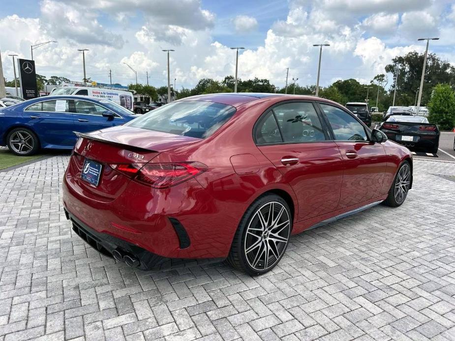 new 2024 Mercedes-Benz AMG C 43 car, priced at $78,895