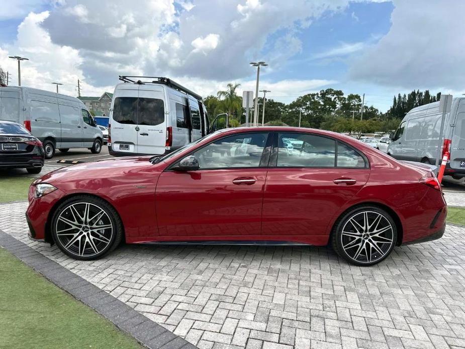 new 2024 Mercedes-Benz AMG C 43 car, priced at $78,895