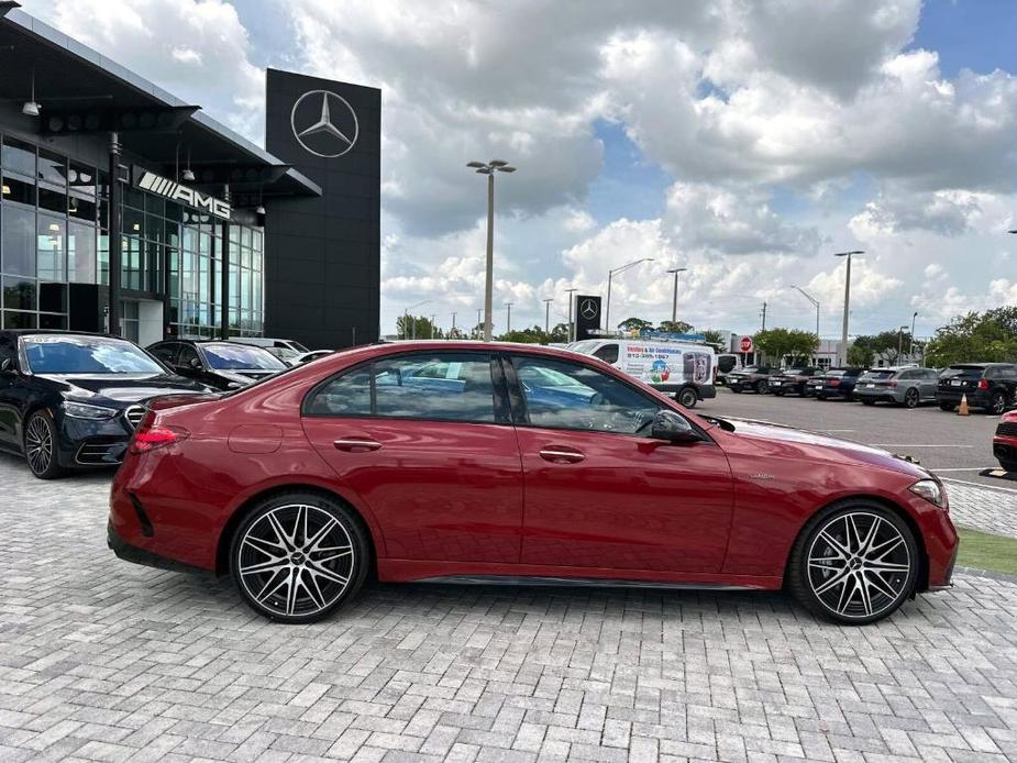 new 2024 Mercedes-Benz AMG C 43 car, priced at $78,895