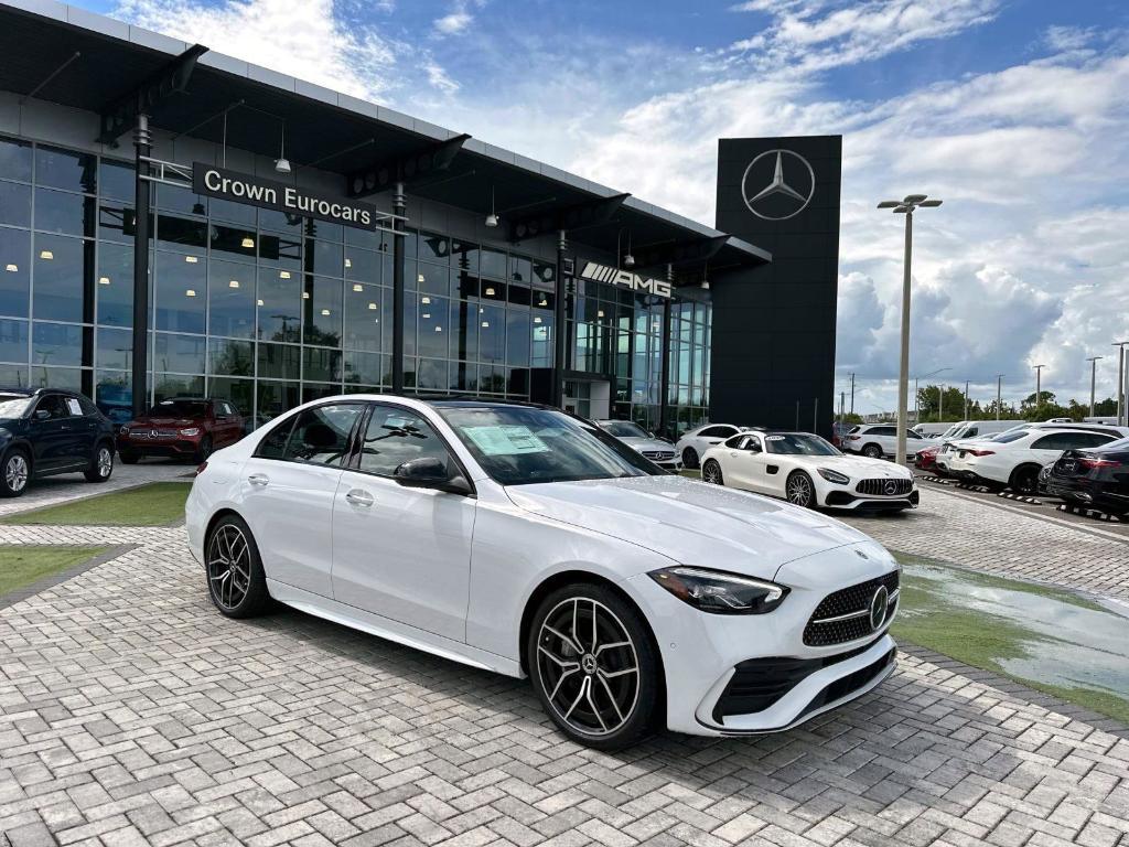 new 2024 Mercedes-Benz C-Class car, priced at $61,715