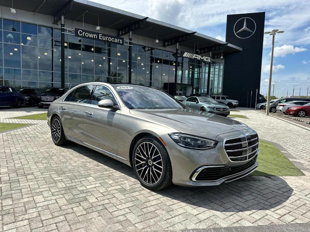 used 2021 Mercedes-Benz S-Class car, priced at $63,803