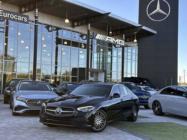 used 2022 Mercedes-Benz C-Class car, priced at $29,995