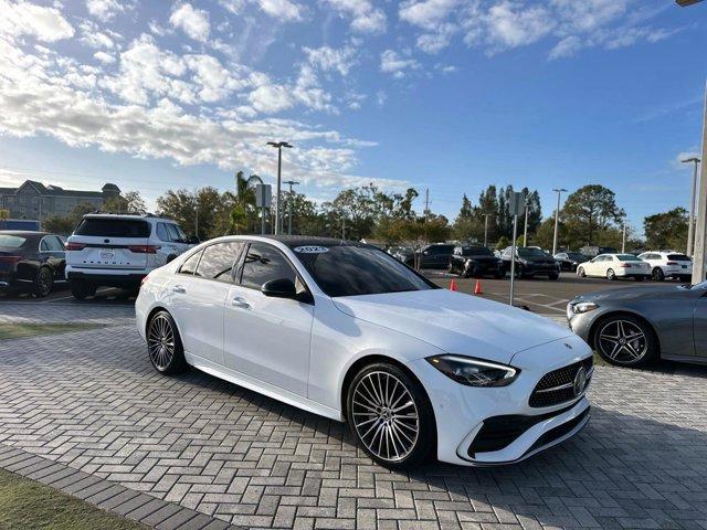 used 2023 Mercedes-Benz C-Class car, priced at $38,988