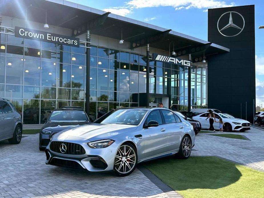 new 2024 Mercedes-Benz AMG C 63 car, priced at $101,625