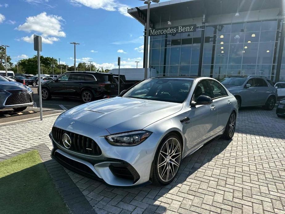 new 2024 Mercedes-Benz AMG C 63 car, priced at $101,625