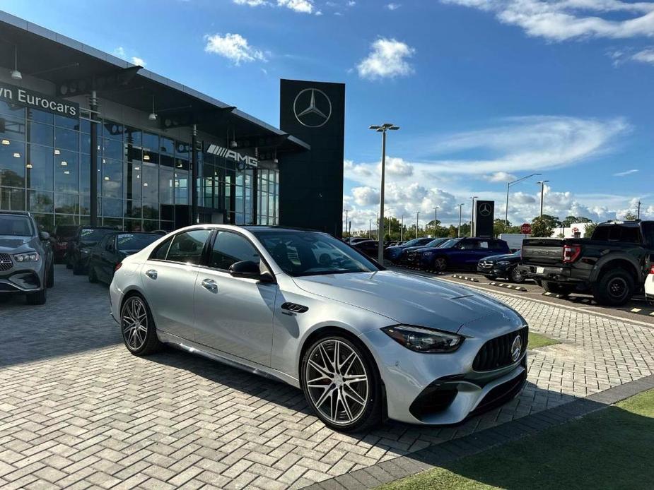 new 2024 Mercedes-Benz AMG C 63 car, priced at $101,625