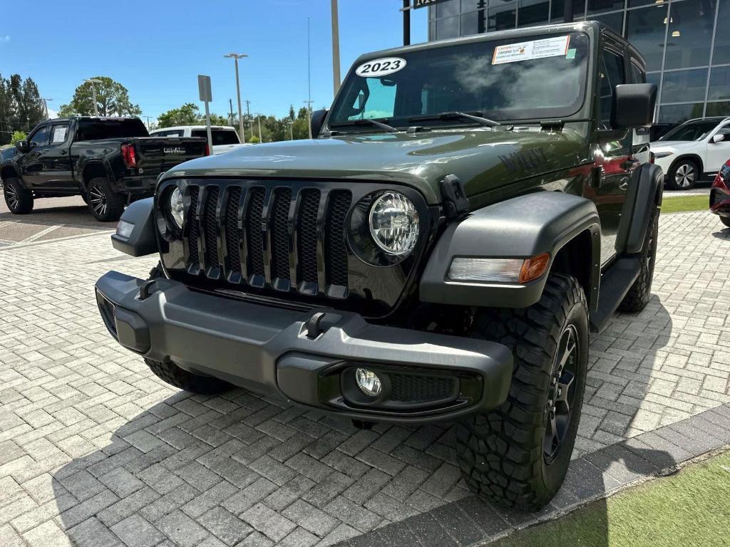 used 2023 Jeep Wrangler car, priced at $31,955